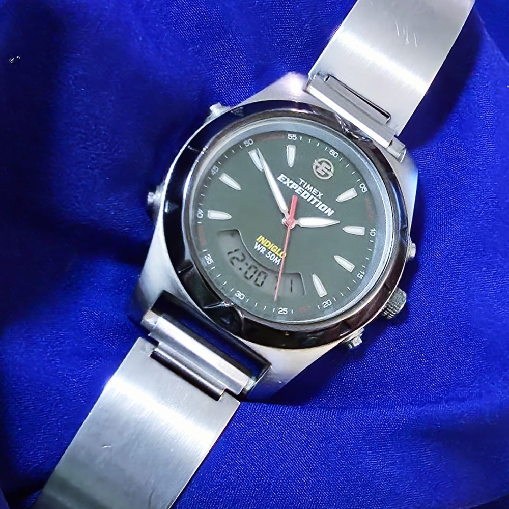 Timex Expedition Vintage Indiglo Multi Function Mens Watch 36mm - Picture 7 of 7